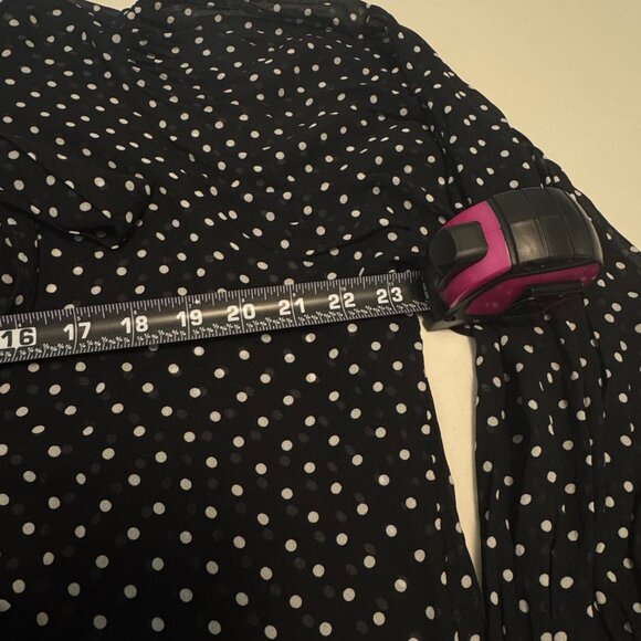 J.Crew Puff-Sleeve Neck-Tie Chiffon Top – Size XL - 0114 - Picture 4 of 10